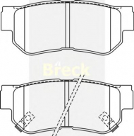 Комплект тормозных колодок BRECK 23545 00 C
