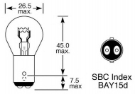 Лампа накаливания LUCAS ELECTRICAL LLB380