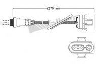 Датчик WALKER PRODUCTS 250-24394