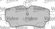 Комплект тормозных колодок VALEO 597471