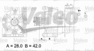 Генератор VALEO 436732