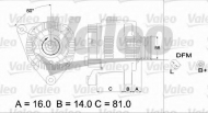 Генератор VALEO 437178