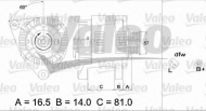 Генератор VALEO 437348