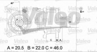 Генератор VALEO 437355