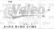 Генератор VALEO 437414