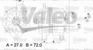 Генератор VALEO 437447