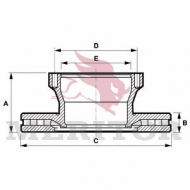 Тормозной диск MERITOR MBR5106