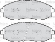 Комплект тормозных колодок VALEO 598908