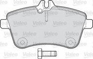 Комплект тормозных колодок VALEO 598795