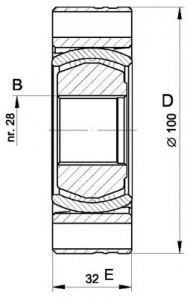 Шарнирный комплект OPEN PARTS CVJ5545.20