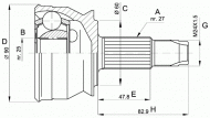 Шарнирный комплект OPEN PARTS CVJ5154.10