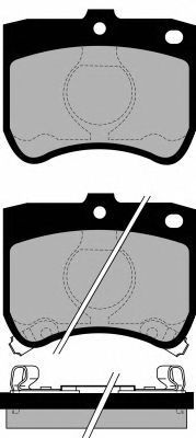 Комплект тормозных колодок Brake ENGINEERING PA540
