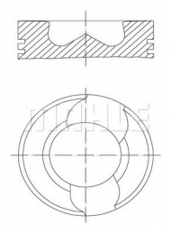 Поршень PERFECT CIRCLE 56 13358 0