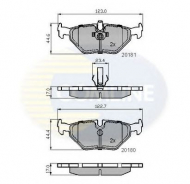 Комплект тормозных колодок COMLINE CBP01024
