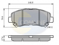 Комплект тормозных колодок COMLINE CBP01577
