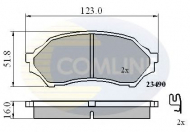 Комплект тормозных колодок COMLINE CBP3817