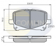 Комплект тормозных колодок COMLINE CBP0904