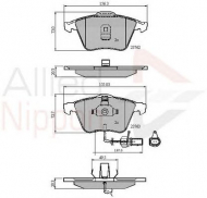 Комплект тормозных колодок COMLINE ADB11200