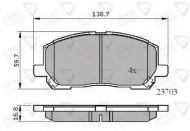 Комплект тормозных колодок COMLINE ADB01507