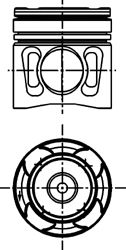 Поршень KOLBENSCHMIDT 40162601