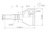 Шарнирный комплект STATIM C.246