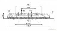 Тормозной диск ASHUKI 0990-5050