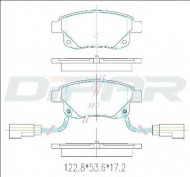 Комплект тормозных колодок DITAS DFB2573