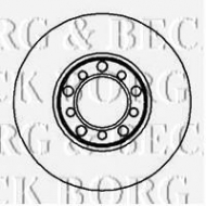 Тормозной диск BORG & BECK BBD4831