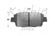 Комплект тормозных колодок KAISHIN D2257