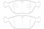 Комплект тормозных колодок WAGNER WBP21484A