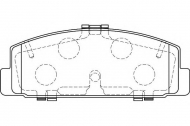 Комплект тормозных колодок WAGNER WBP24045A