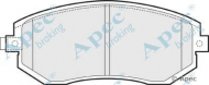 Комплект тормозных колодок APEC braking PAD1454