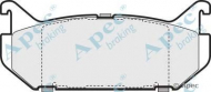 Комплект тормозных колодок APEC braking PAD823