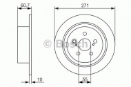 Тормозной диск BOSCH 0 986 479 613
