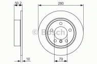 Тормозной диск BOSCH 0 986 479 728