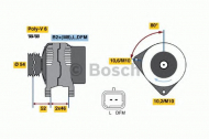 Генератор BOSCH 0 124 525 034