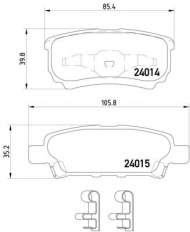 Комплект тормозных колодок HELLA PAGID 8DB 355 010-811