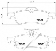 Комплект тормозных колодок HELLA PAGID 8DB 355 013-461
