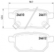 Комплект тормозных колодок HELLA PAGID 8DB 355 013-581