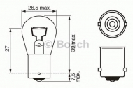 Лампа накаливания BOSCH 1 987 302 214