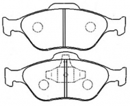Комплект тормозных колодок ASVA AKD-1247