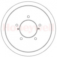 Тормозный барабан BENDIX 329310B
