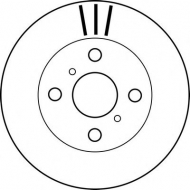 Тормозной диск BENDIX 562169B