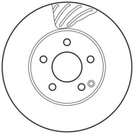 Тормозной диск BENDIX 562627BC