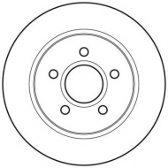 Тормозной диск BENDIX 562648BC