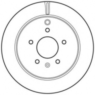 Тормозной диск BENDIX 562670BC