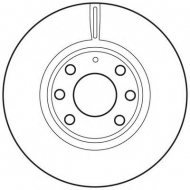 Тормозной диск BENDIX 562681BC