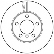 Тормозной диск BENDIX 562708BC