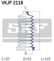 Комплект пыльника SKF VKJP 2118