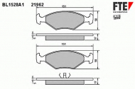 Комплект тормозных колодок FTE BL1528A1